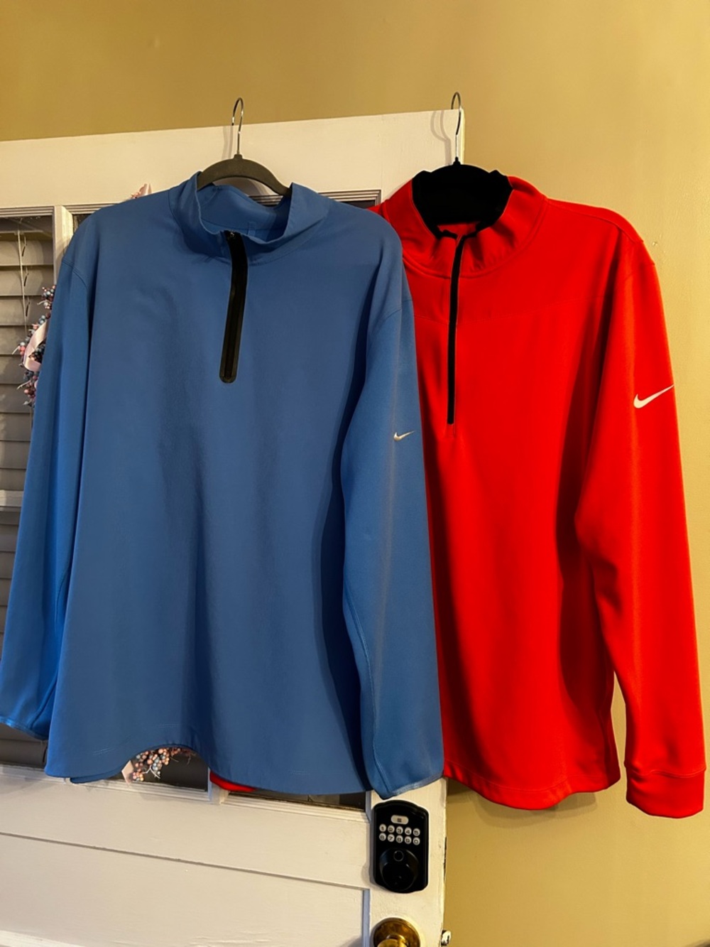 2 Nike Golf Dri-FIT Half-Zip Pullovers